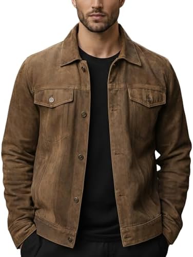 Mens Sand Goat Suede Bomber Jacket Real Genuine Leather MA-1